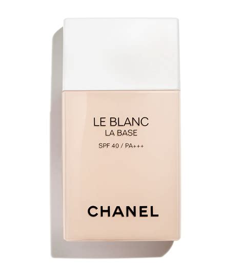 chanel le blanc la base which colour|chanel face primer.